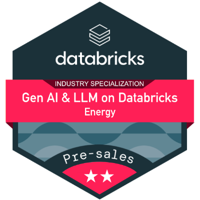 Databricks Energy Badge Databricks Energy Badge