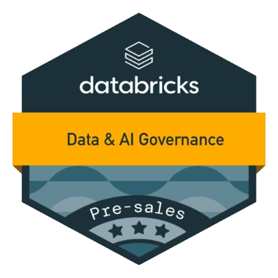 Databricks- Presale Gen AI and LLM media- pre sales badge